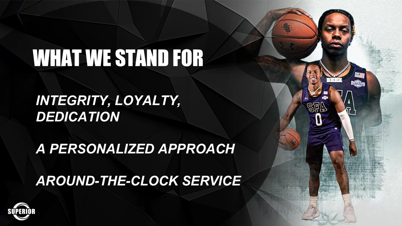 Values slide: integrity, loyalty and dedication; a personalized approach; and around-the-clock service.
